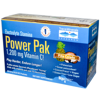 Electrolyte Stamina, Power Pak, Piña Colada (32 Packets, 6.5 G Each)   Trace Minerals Research