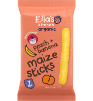 Ella's Kitchen Maize Sticks Peach Banana 7+ Maanden (16g)