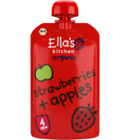 Ella's Kitchen Strawberries And Apples 4+ Maanden (120g)