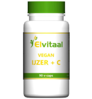 Elvitaal Ijzer Met Vitamine C Vegan (90ca)