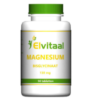 Elvitaal Magnesium (bisglycinaat) 130 Mg (90tb)