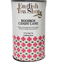 English Tea Shop Rooibos Candy Cane Paper Can Kerstverpakking (50st)