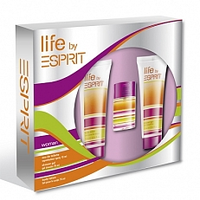 Esprit Life Women Geschenkset Eau De Toilette 15ml + Showergel 75ml + Bodylotion 75ml Set