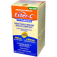 Ester C Met Probiotica (60 Veggie Tabs)   American Health