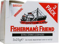Fishermansfriend Original Extra Sterk 3 Pakjes (3x25g)
