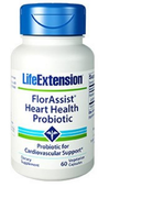 Florassist Heart Health Probiotic (60 Veggie Capsules)   Life Extension