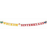 Sinterklaas   Letterslinger Welkom Sinterklaas 230 Cm