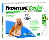 Frontline Combo Hond M 10 20kg Bestrijding Vlo En Teek (3st)