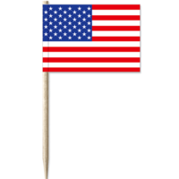 Amerikaanse Vlaggen Prikkertjes 50x