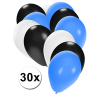 Ballonpakket Zwart Blauw Wit