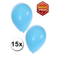 Feest Ballonnen Licht Blauw 15
