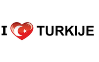 I Love Turkije Stickers