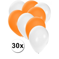 Party Ballonnen Wit En Oranje