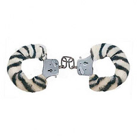Furry Fun Cuffs Zebra Plush