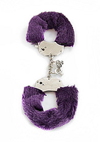 Furry Love Cuffs Purple Stuk