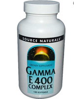 Gamma Vitamine E 400 Complex (120 Softgels)   Source Naturals