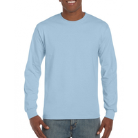 Lichtblauwe T Shirts Lange Mouwen Top Kwaliteit