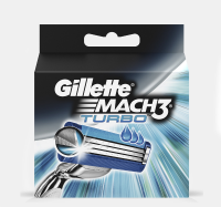 Gillette Mach 3 Turbo Scheermesjes   5 Stuks