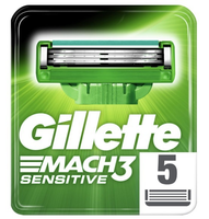 Gillette Mach3 Sensitive Scheermesjes 5 Stuks
