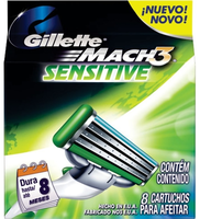 Gillette Navulmesjes Mach3 Sensitive 8st