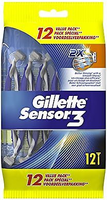 Gillette Wegwerpmesjes   Sensor 3 12 Stuks