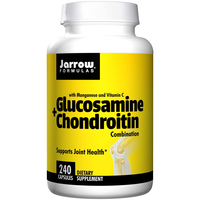 Glucosamine + Chondroitin Combinatie (240 Capsules)   Jarrow Formulas