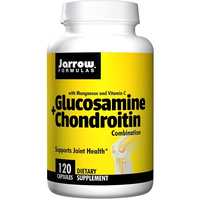 Glucosamine + Chondroitin Combination (120 Capsules)   Jarrow Formulas