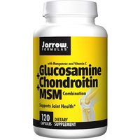 Glucosamine + Chondroitin + Msm Combination (120 Capsules)   Jarrow Formulas