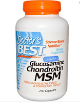 Glucosamine, Chondroïtine En Msm (240 Capsules)   Doctor's Best