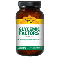 Glycemic Factors 100 Tablets   Country Life