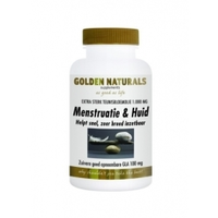 Golden Naturals Menstruatie & Huid Gla 120cap