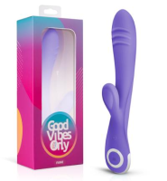 Good Vibes Only Fane Rabbit Vibrator   Paars