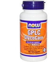 Now Foods Glycocarn (r) Gplc With Coq10   60 Caps