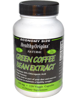 Groene Koffieboon Extract, 400 Mg (120 Veggiecaps)   Healthy Origins
