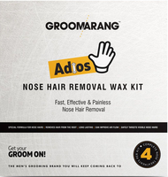 Groomarang Adios Neushaar Verwijder   Wax Kit   Voor Hem   Incl. Benodigdheden