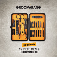 Groomarang Geschenkset / Verzorging   The Ultimate Men Grooming Kit   15 Delig