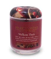 Heart & Home Grote Geurkaars   Welkom Thuis 1st