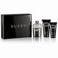 Gucci Guilty Homme Geschenkset Edt Vapo 90ml + Aftershave Balm 75ml + Showergel 50 Ml Set