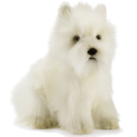 Witte Terrier Knuffel Hondje 23 Cm