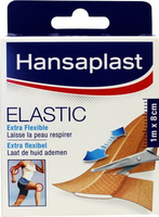 Hansaplast Pleister Elastic 1m X 8cm 1 Stuk