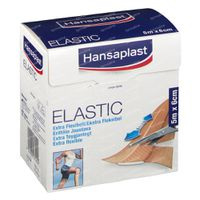 Hansaplast Elastic Extra Flexible 5m X 6cm 1 Stuk