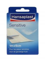 Hansaplast Pleisters Sensitive   1m X 6cm
