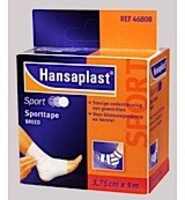 Hansaplast Sporttape   Breed 3,75 Cm X 5 M