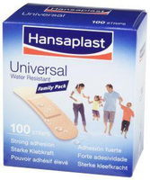 Hansaplast Universal Pleisters   Family Pack 100 Strips