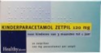 Healthypharm Kinder Paracetamol 120 Mg Zetpil