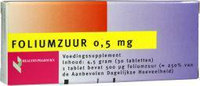 Healthypharma Foliumzuur 0.5mg 30st