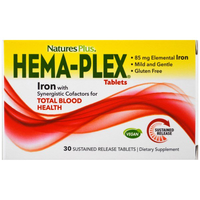 Hema Plex (30 Sustained Release Tablets)   Nature's Plus