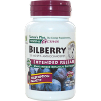 Herbal Actives   Bilberry Extended Release 100 Mg (30 Tablets)   Nature's Plus