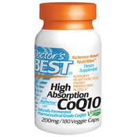 Hoge Absorptie Coq10 200 Mg (180 Veggie Caps)   Doctor's Best