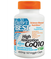 Hoge Absorptie Coq10 Met Bioperine 400 Mg (60 Veggie Caps)   Doctor's Best